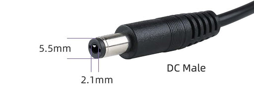 AC-DC Switching Regulated Power Supply 12V DC @ 12500mA; Tinned end wires no DC plug - AC-DC PowerShack