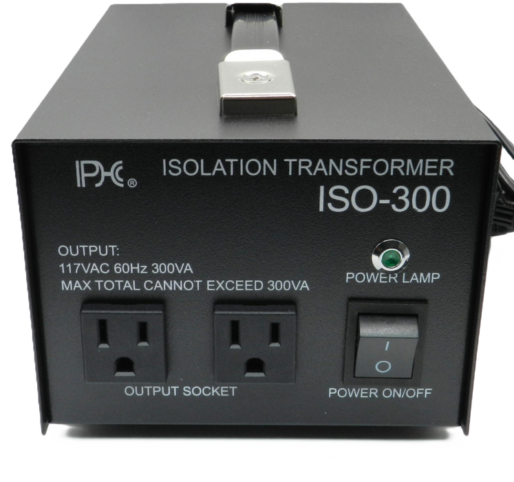 300VA Isolation Transformer, 117VAC to 117VAC