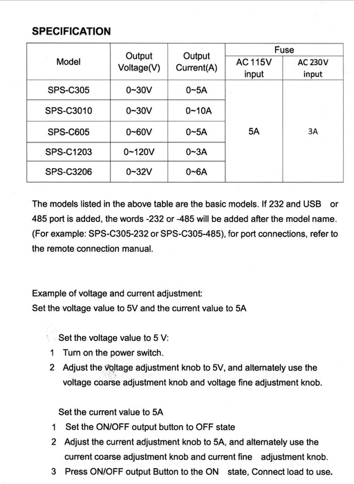 0~30VDC @ 0~10A Dual Adjustable Regulated Switching Power Supply