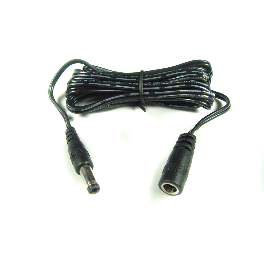 6ft 2.5mm x 5.5mm DC Power Extension Cable, 20 AWG